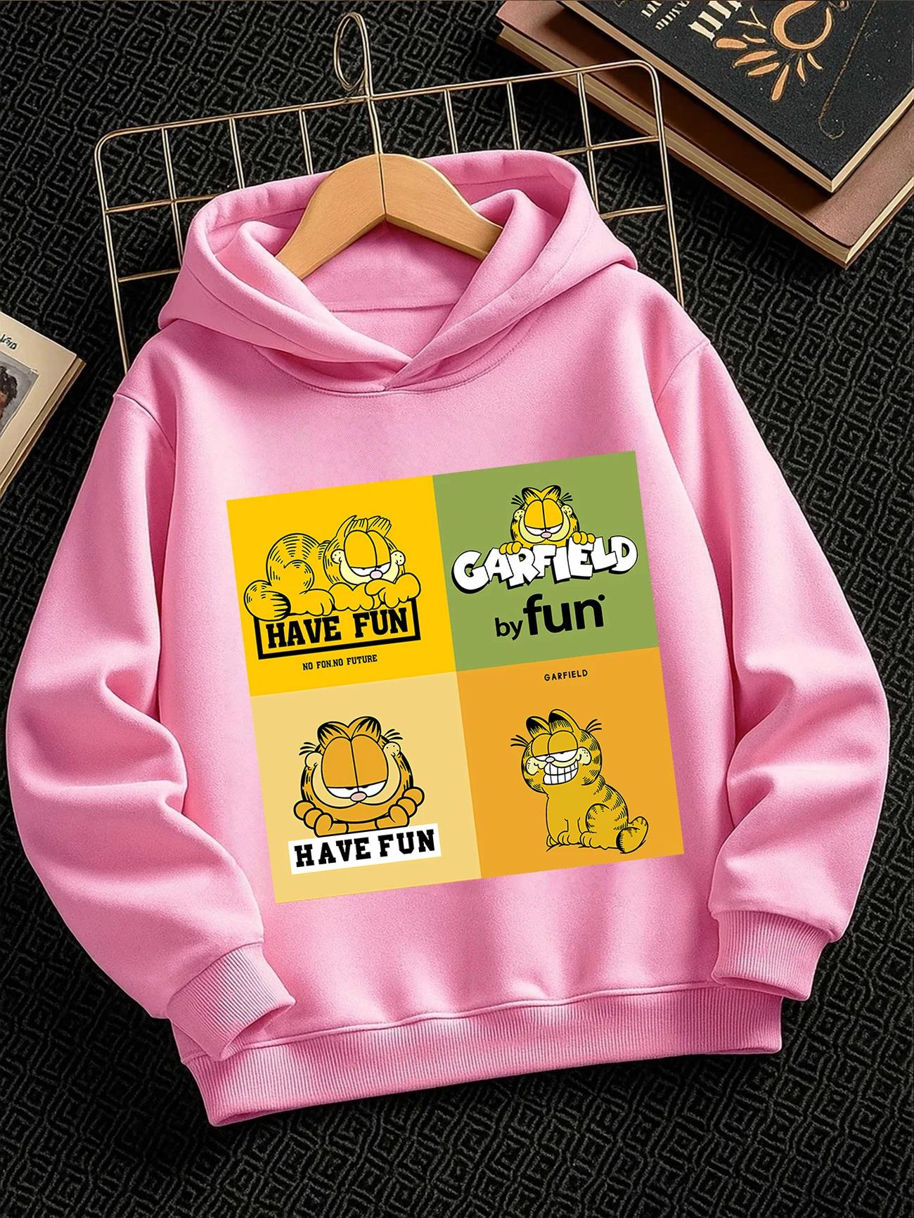 Arlene Kids Hooded Sweatshirt Summer Cute Cartoon Crewneck Casual Age 3-14 100