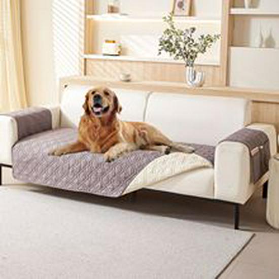 Nordic Plush Sofa Cushion & Throw Set - Non-Slip Winter Cover