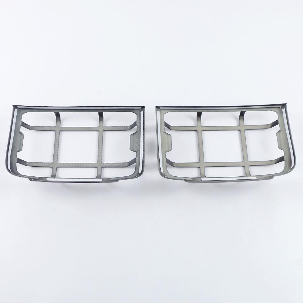 Für GWM Tank 300 2024 2024 Hintere Rücklichtlampe Rahmenabdeckung Zierleiste Chrom Styling Schwarzer Aufkleber Außenzubehör Carbon Umbau