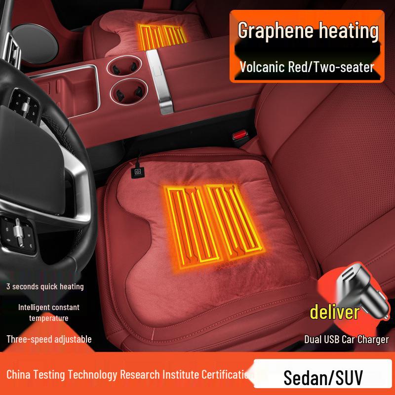 Kompatybilny z Oshan X5/X7PLUS i Z6: Kosei Flanelowa Podgrzewana Poduszka na Siedzenie Samochodowe