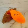 Soft Sweet Potato Keychain PP Cotton Plush Doll Key Ring Roasted Sweet Potato Pendant  Women