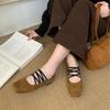 French Flat-soled Retro Brown Mary Jane Evening Shoes Single Shoes Women's Shoes 2025 Autumn Soft-soled Black Commuter Shoes
