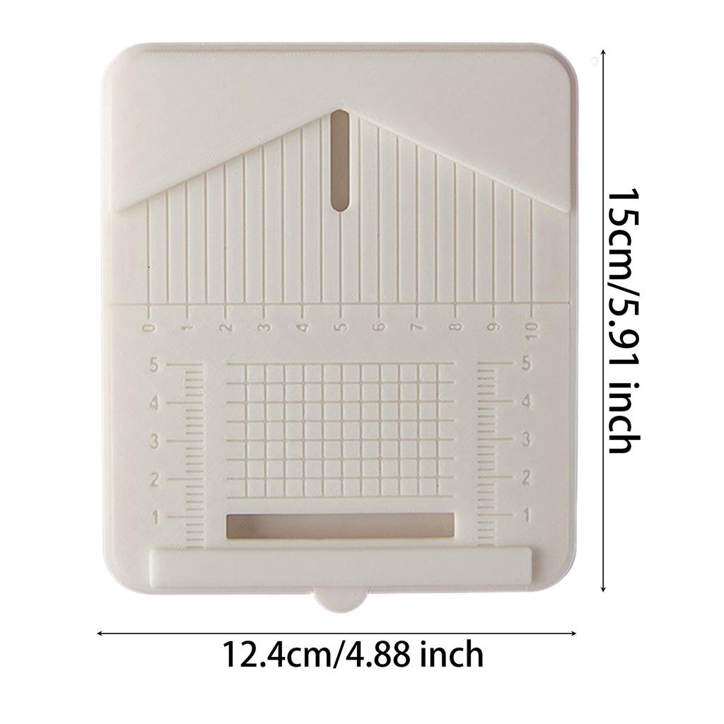 Polymer Clay Ohrring Bohrschablone Werkzeug für präzises Bohren von Löchern Polymer Werkzeug Ton Ohrring Bohrschablone Werkzeug Tonwerkzeuge Bohrer