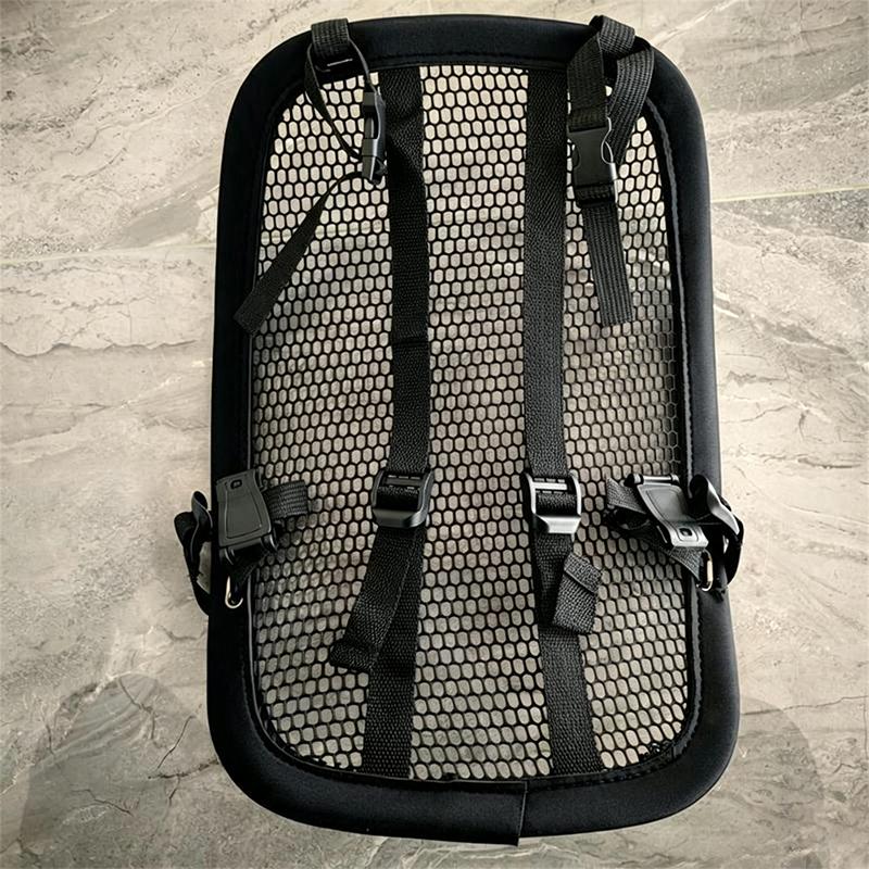Backpack Ventilation Frame Breathable Mesh Back Pad Adjustable Strap Cooling Back Support For Travel Backpack Modification