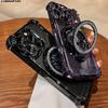 Rotate Gyroscope Shockproof Phone Case For Samsung Galaxy A54 A34 A24 A14 A04s A04e Magnetic Bracket for Magsafe Holder Cover