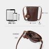 Mobile Phone Bag Women'S Bag Summer Shoulder Messenger Bag Bucket Bag Fashion Commuter Diamond Woven Bag