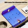 2Pcs Hinge Drilling Locator Cabinet Door Hinge Punching Positioning Ruler Template Woodworking Hinge Installation Auxiliary Tool