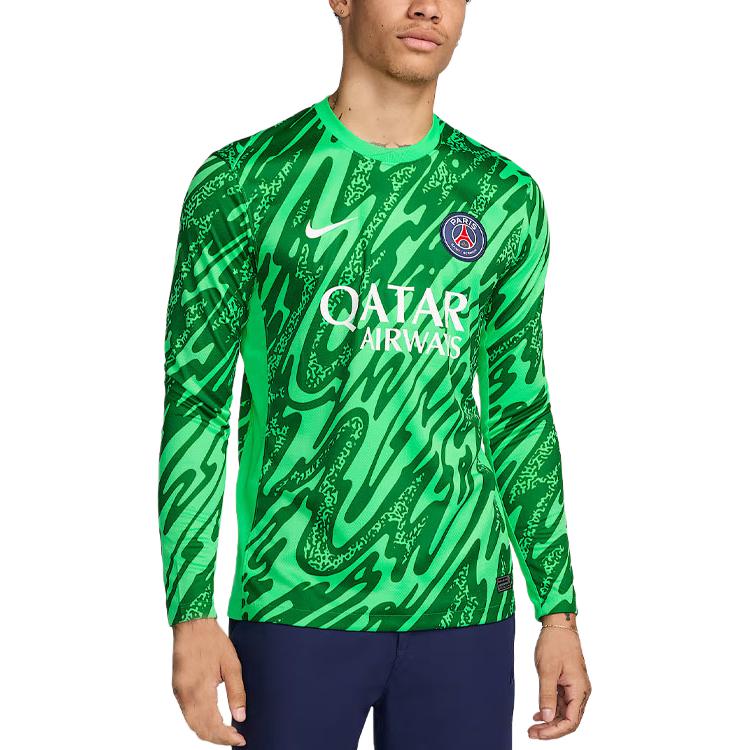 Nike Paris Saint-Germain 2024/25 Stadium Goalkeeper Men s Nike Dri-FIT Soccer Replica Long-Sleeve Jersey FN8810-329 L