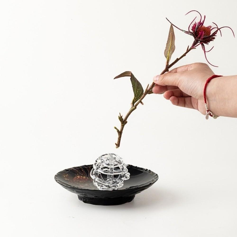 Transparent Glass Ball Vase Zen-Inspired Design Hydroponic Flower Vase Flower Arrangement