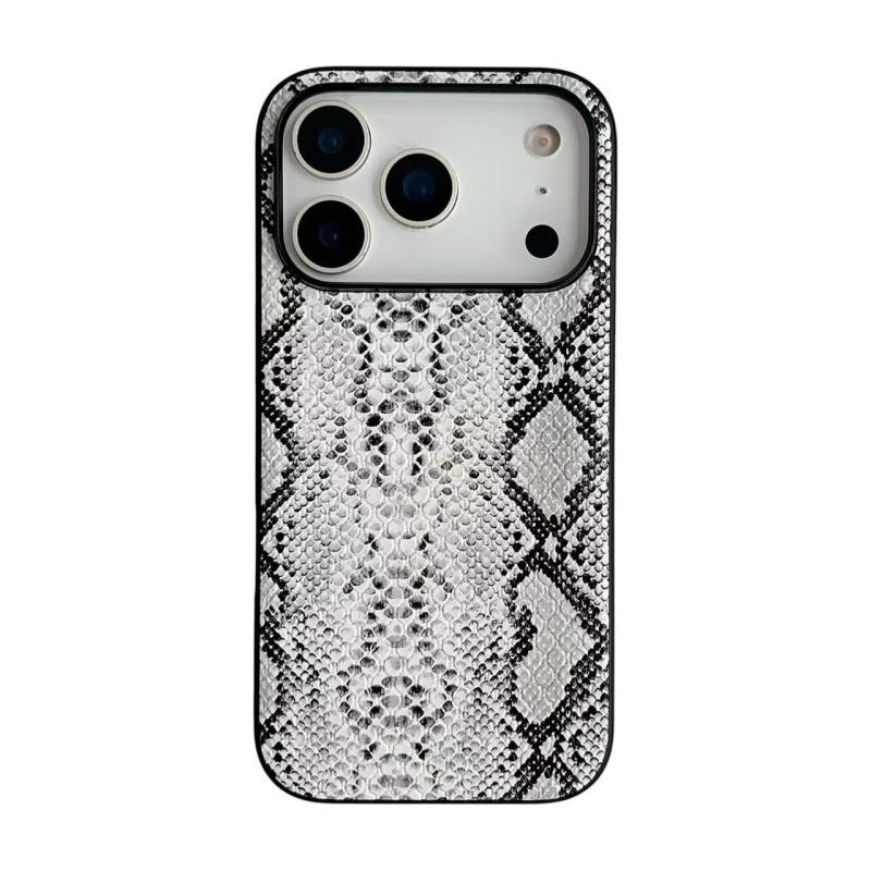 Funda de Cuero con Patrón de Cocodrilo Saffiano Leopardo de Fibra de Carbono Para Para Iphone 17 Pro Air 11 12 13 14 1 16 Pro Max Plus 16E Antigolpes