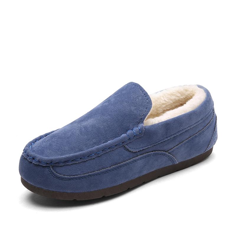 Suede Leather Loafers Mens Casual Boat Shoes Moccasins Hombre Footwear Winter Man Sneakers Slip on Footwear Male Adult Luxury