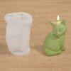 3D Pet Cat Candle Mold DIY Crafts Plaster Resin Mold Funny Animal Figurines Molds  Party Favors
