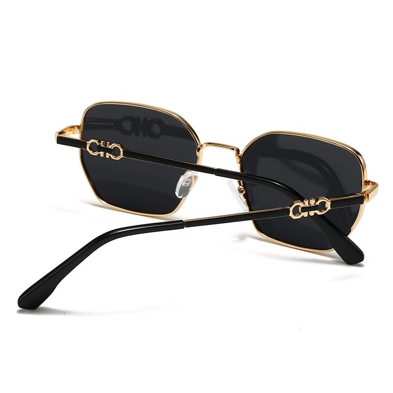 Sunglasses Popular Cross-Border Export Item Men's Sunglasses for European and American Street Style Instagram Influencer Model Square Sunglasses 1410