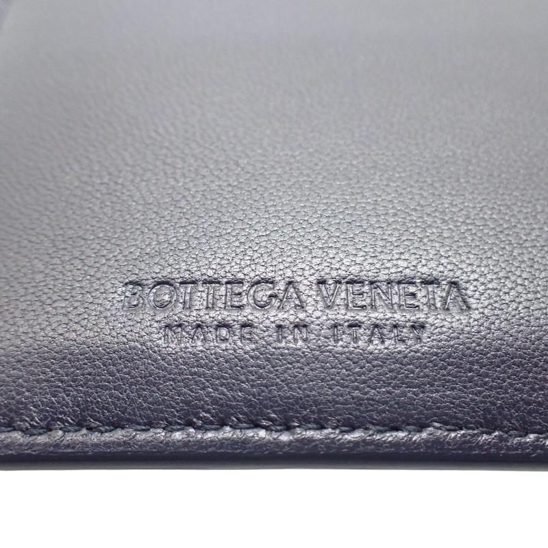BOTTEGA VENETA  681010 VCQC Card Case Navy Calfskin mens
