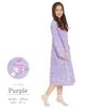 SAN1566 Kuromi Knit Quilt Dress Room Wear Kuromi Sanrio Makeup Kuromi [Southzak] Women's (Purple/M-L Size)
