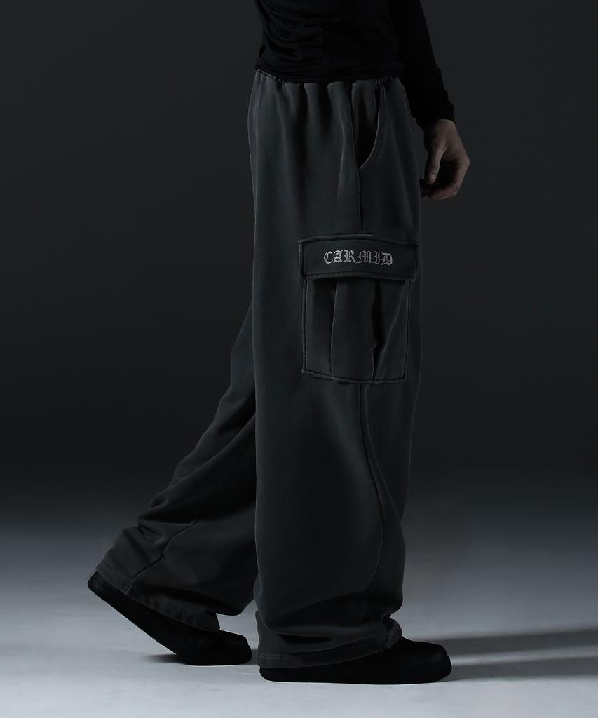 CARMID Pigment Pocket Wide Jogger Pants [Charcoal]