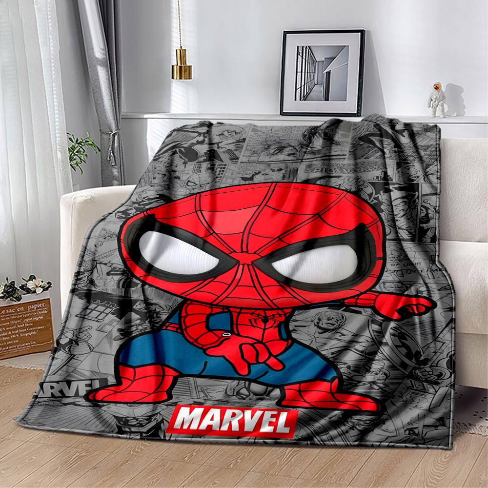 1pc Spider-Man Action Blanket Soft and Warm for Sofa Office Camping Travel Livingroom Great Gift for Friends and Family Comfortable