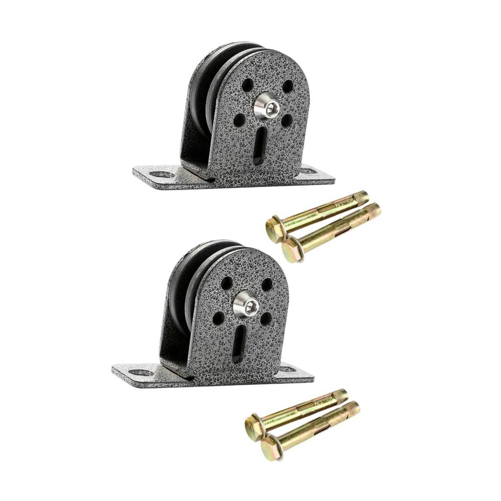 2x Fitness Cable Fixed Pulley, Pulley Weight System Sturdy Lifting