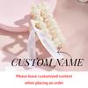 Personlig Bröllopsdagspresent till Bruden Hårklämma Förlovning Brudtärna Förlovningspresent Brud-att-bli Möhippa Bröllopsdusch
