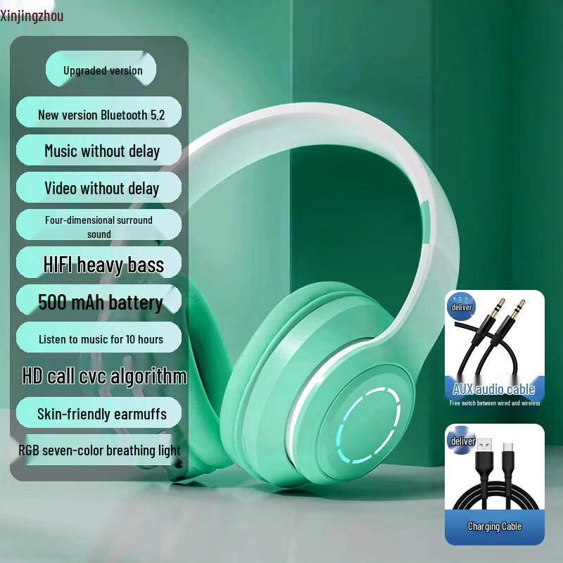 Xin Jing Zhou Kabellose Bluetooth-Over-Ear-Kopfhörer