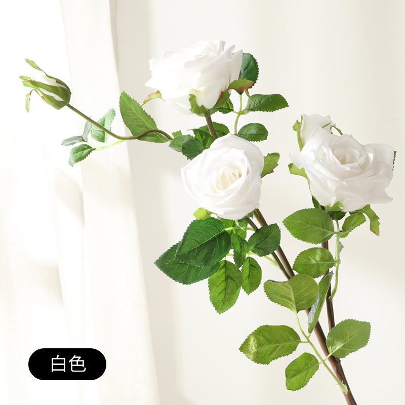 

Simulation moisturizing feel rose living room home decoration flower