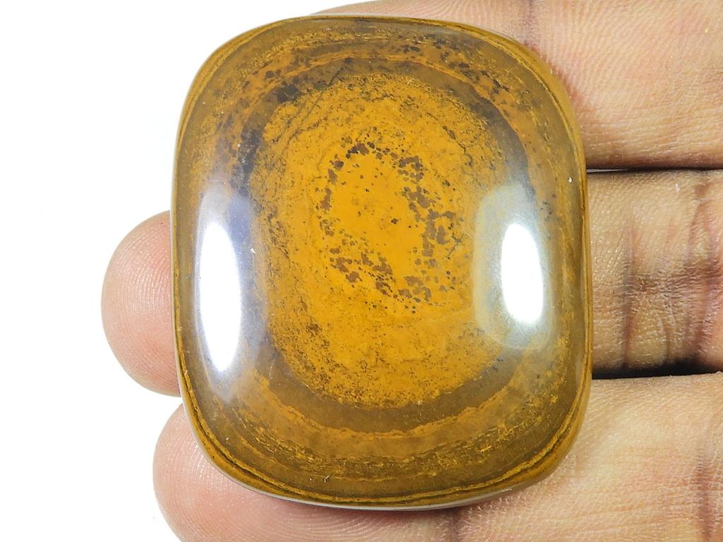 Natural Shiva Tiger Eye Cabochon 154Cts. Oval Loose Gemstone 36X43MM SK-1405
