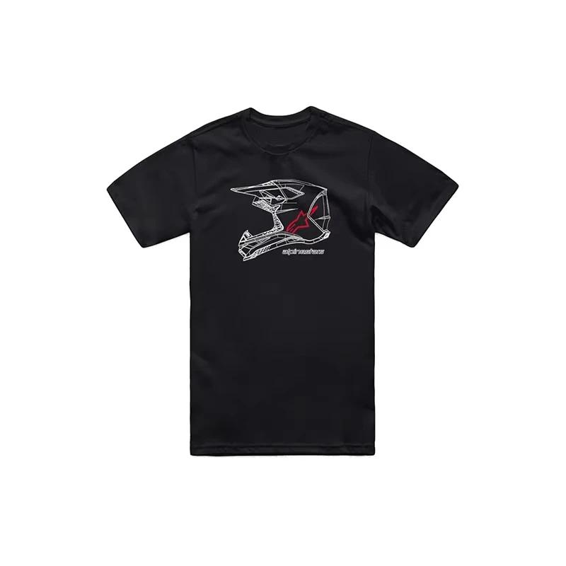 

Новая спортивная хлопковая футболка Летняя Женская с принтом букв Alpinestar Роскошная Велосипедная Уличная Летняя футболка с коротким рукавом XL