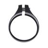 Bike Bicycle Bolt Clamp 31.8mm for 27.2 Seatpost Super Light (Black)
