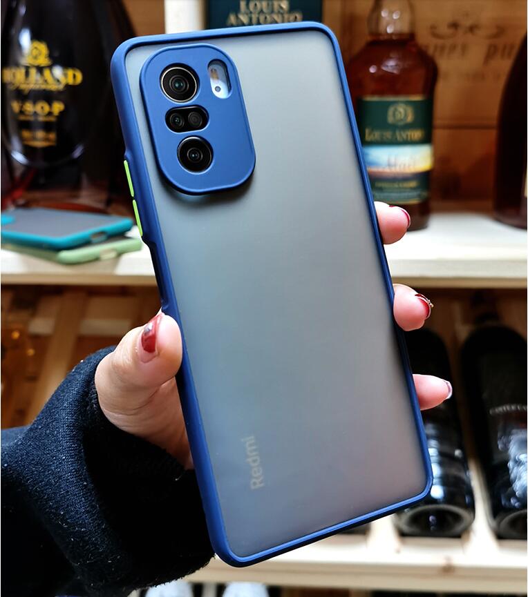 

Чехол Skin Feel контрастных цветов для Xiaomi Redmi Note 10 10s 11 11s 12 12s 12 Pro Plus 4G 5G противоударные чехлы Note 12 Pro Plus 5G темно-синий