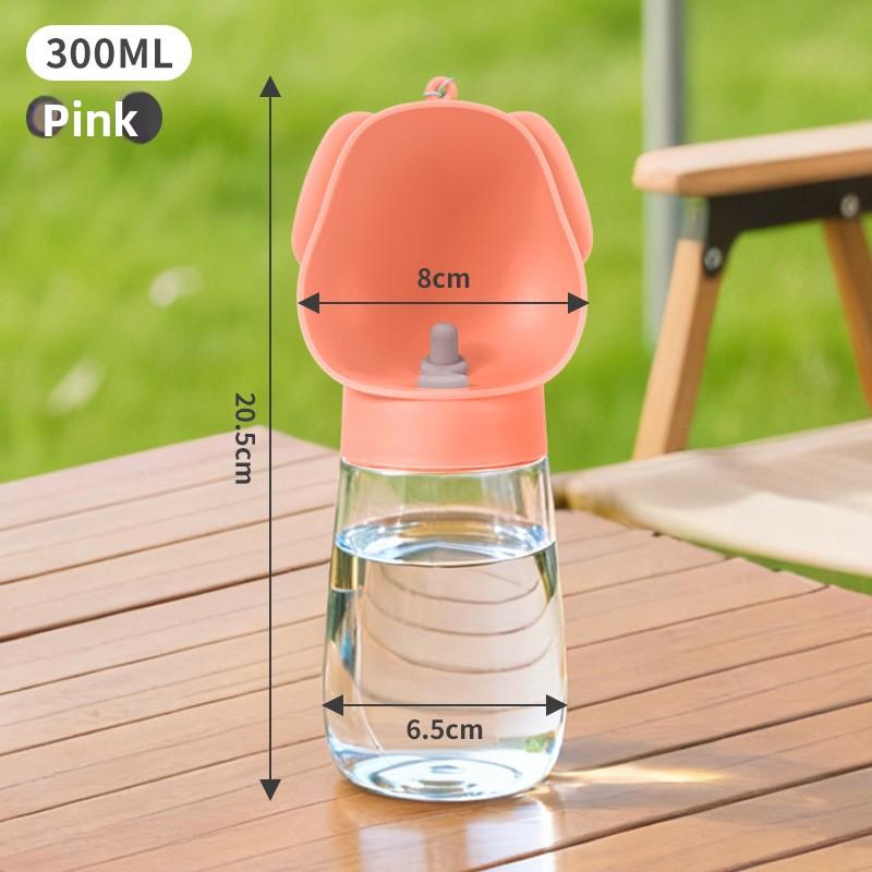 

Pet Water Cup - Waterproof Pocket Cup - Handheld Portable Outdoor Travel Cup - Pet Supplies - Dog Water Dispenser рожевий