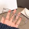 Big Round Frame Optical Glasses Computer Eyeglasses Anti-blue Light Glasses Round Eyewear