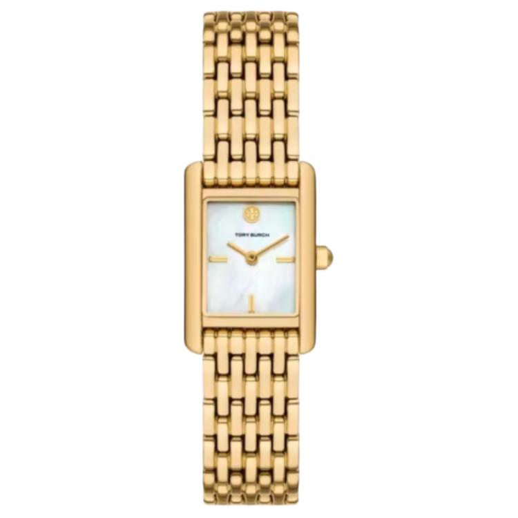 

Tory Burch Eleanor Watch Quartz Movement Stainless Steel Strap 19mm Mother Of Pearl Dial 30m Water Resistant Women watches TBW1082 Mother-of-Pearl Color Watch Dial