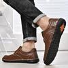Fashion Handmade men's casual business casual leather shoes  Luxury men's  comfortable Outdoor Party Office Men's Shoes for Work