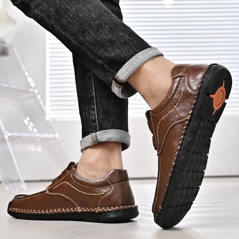Fashion Handmade Men's Casual Business Casual Leather Shoes  Luxury Men's  Comfortable Outdoor Party Office Men's Shoes for Work