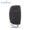 MYREMOTEKEY FCC ID RKE-4F08 Flip Remote Key Shell for Hyundai Santa Fe Accent 3 Button