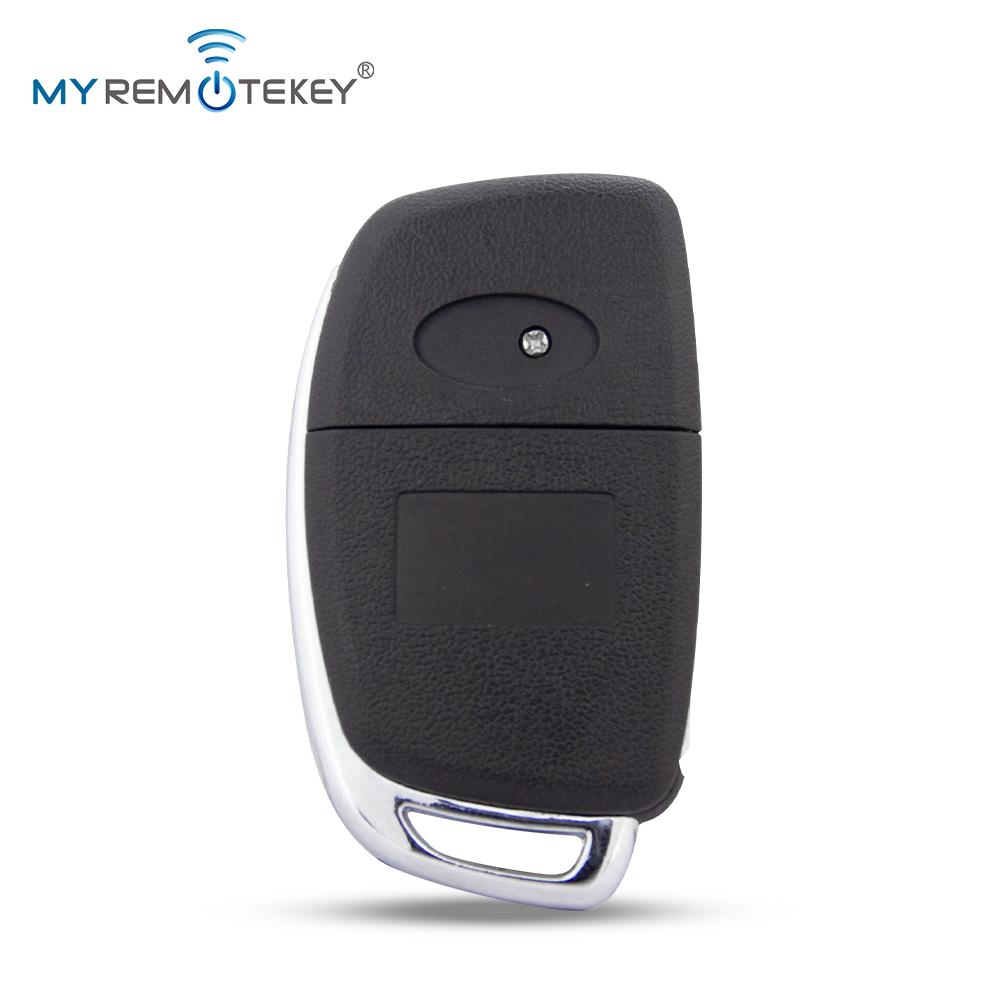 MYREMOTEKEY FCC ID RKE-4F08 Flip Remote Key Shell for Hyundai Santa Fe Accent 3 Button