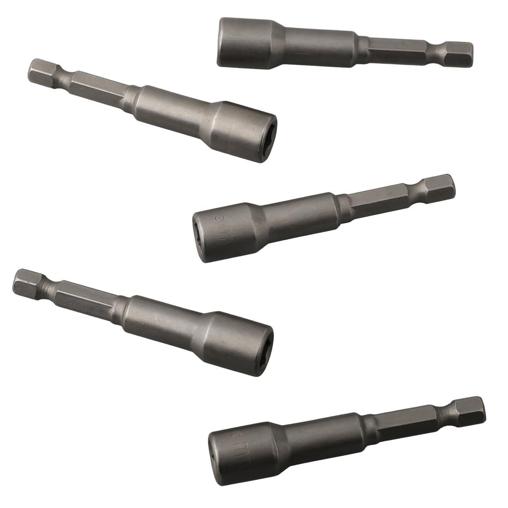 Mm Hex Socket Nut Screw Set Tech 8 Bit Cladding Drill Driver Magnetic Roofing Setter Useful Hot Sale Practical