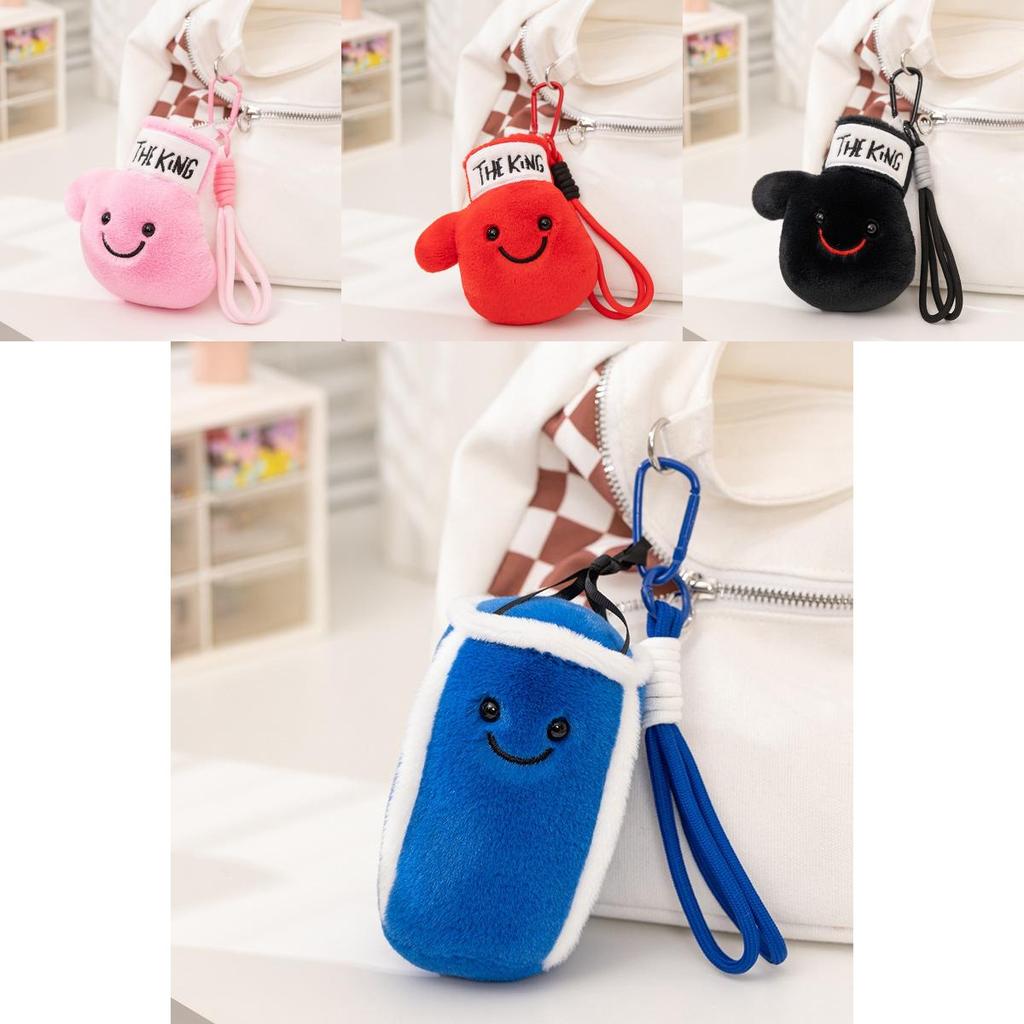 Plush Boxing Glove Keychain With Sandbag Hanging Decor For Fitness Enthusiasts