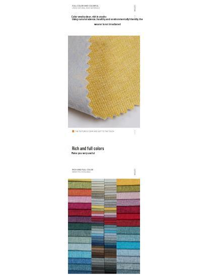 Spot Fine Cotton-Linen Cushion Cover Fabric - Imitation Linen for Sofa Upholstery and Decorative Uses