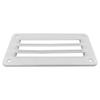 Marine Ventilation Grille 141*79mm Louvered Vent Window Marine Yacht Accessories White