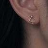 [Gift Recommendation] [14K Gold] Wavy Teardrop Earrings