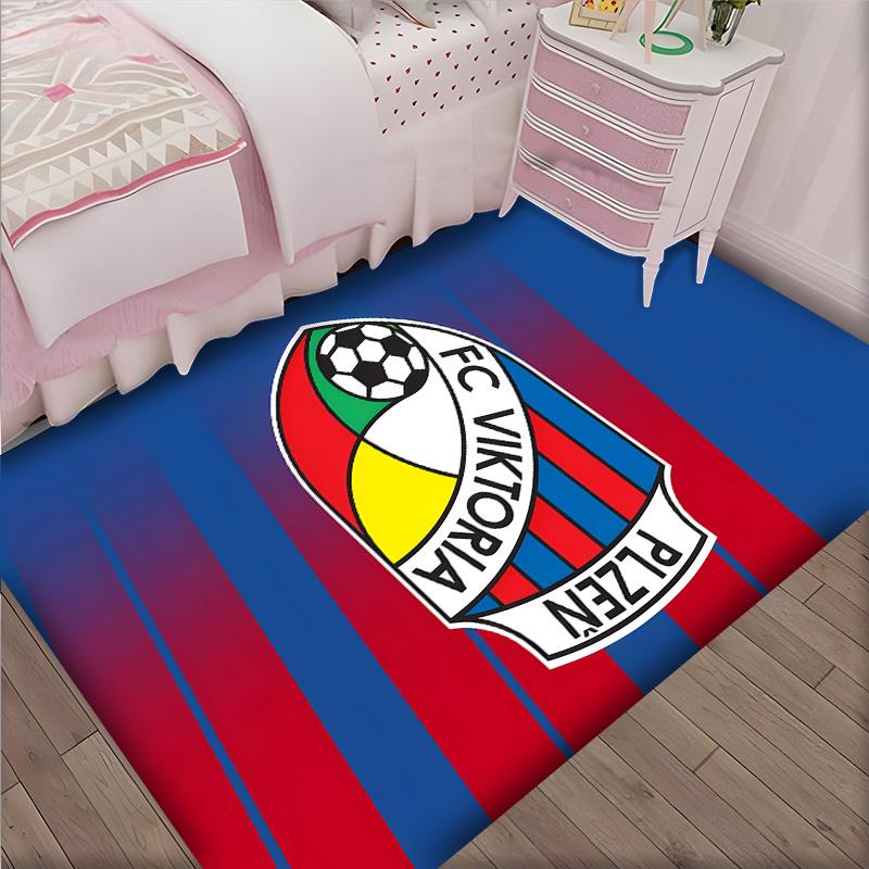 Fc Viktoria Polyester Carpet, Soft Indoor Mat for Office Chair, Living Room, Computer Desk - Decorative Home Office Rug Design