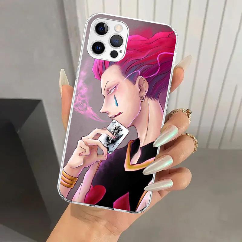 Hunter HXH Hisoka Phone Case for Iphone 16 15 14 13 12 Mini 11 Pro Max 16E X XS XR 7 Plus 8 SE 2020 Soft Funda Print Shell
