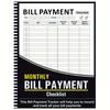 Monthly Financial Planner Notebook Bill Tracker with Checklists Budget And Payment Record Book for Personal Finance Management