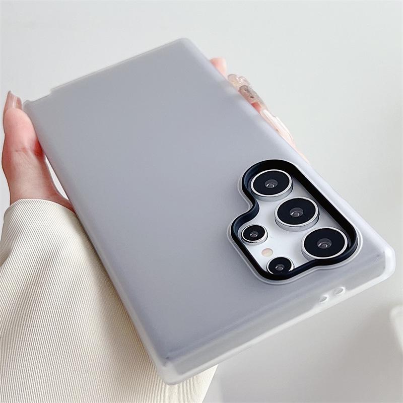Compatible Samsung Phone Case for S26 Ultra/S23 FE/S22/A53/A72/A34 Note20+ with Simple Leather Texture.