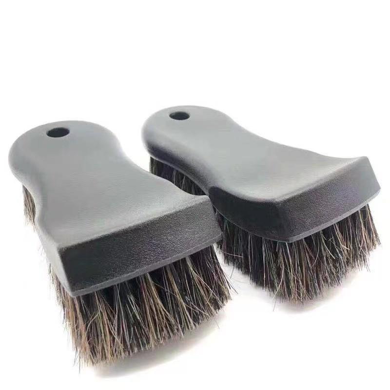 In-Stock Horsehair Auto Interior Brush for Seats, Cushions, Carpets - Long Hair Design