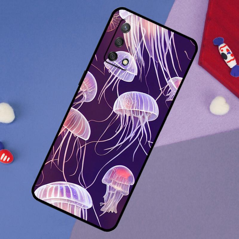 Magic Jellyfish Case For Oppo A78 A18 A38 A74 A94 A54 A58 A98 A80 A60 A40 A96 A76 A16 A15 A17 A57 A5 A6 Pro