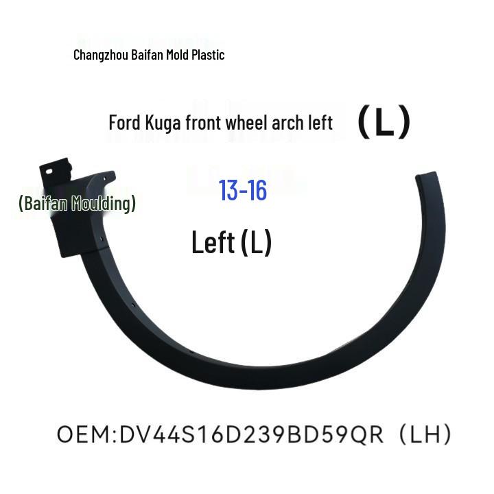 Radhausverkleidungen vorne für Ford Kuga 2013-2016, passend für vordere Radhäuser, Kotflügel und sowohl linke als auch rechte Radhäuser.