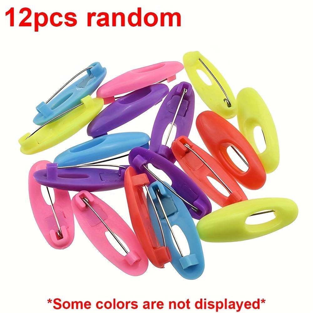

12pcs Hijab Pins Mixed Color 1.4 Inches Length Hijab Clips for Women Muslim Scarf Dressing Brooches Headscarf ZSY