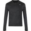 RS Long Sleeve Fashionable Round Neck T-Shirt Men Tops Black CE7289